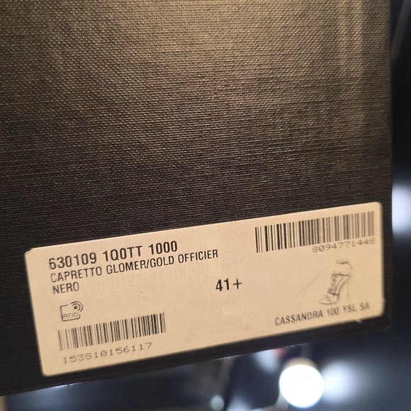 Saint Laurent Paris YSL Heels CASSANDRA 100 YSL (4 Inch heel) - Picture 8 of 11